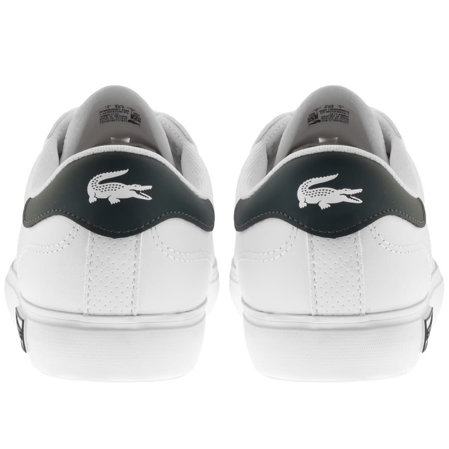 lacoste mens powercourt 2.0 trainers grey white